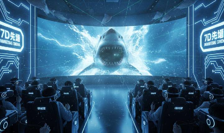 Salas de cinema 7D imersivas estão revolucionando a China