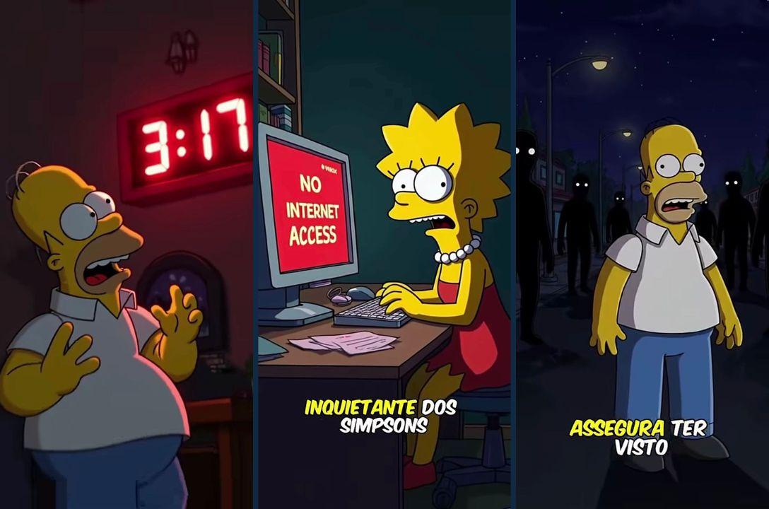 Profecia fake dos "Simpsons" sobre 20 de outubro no Brasil