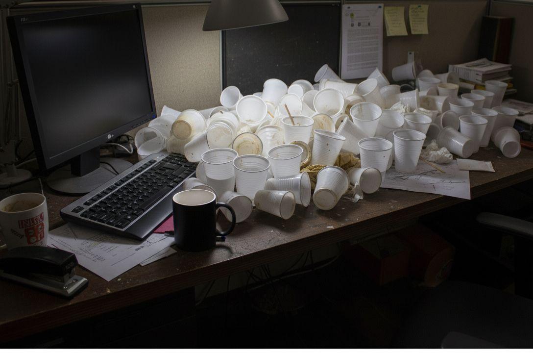 Uma caneca pode evitar o desperdício de 500 copos descartáveis